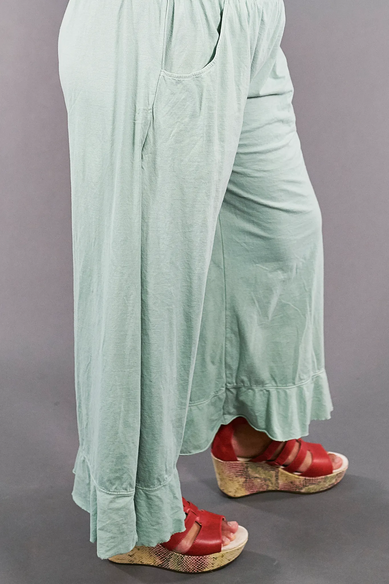 3300 Flounce Pant Aquamarine-U