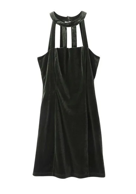 After Hours Velvet Mini Dress