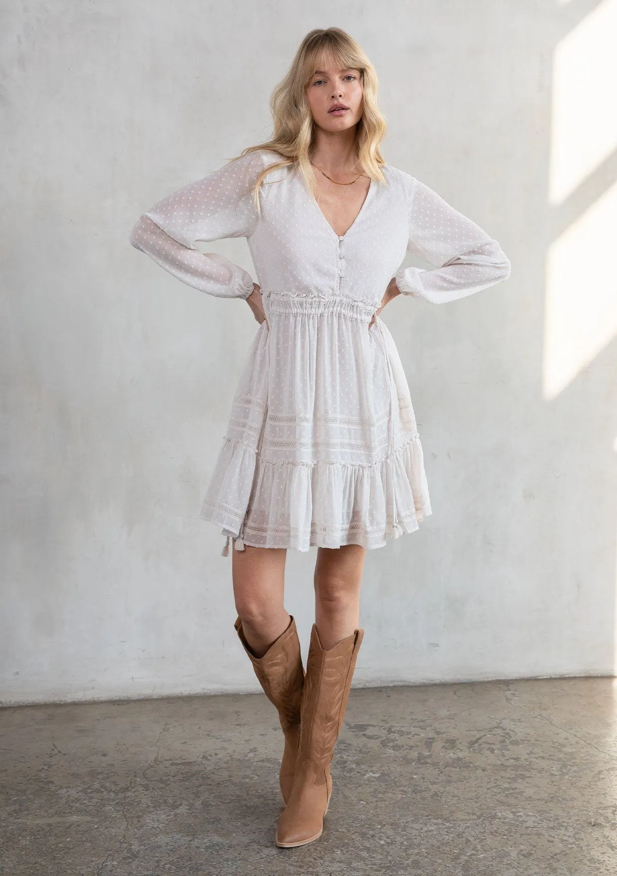 Astrid Chiffon Mini Dress