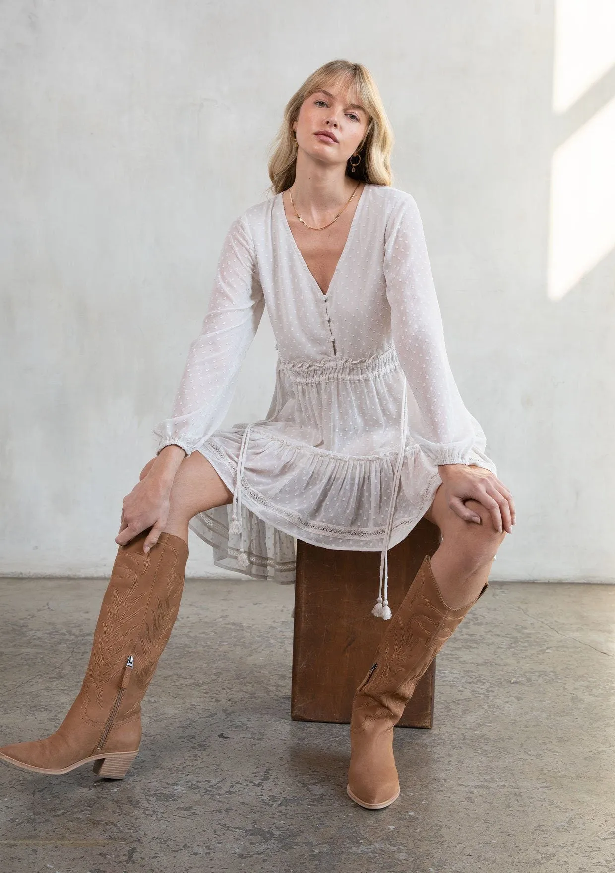 Astrid Chiffon Mini Dress