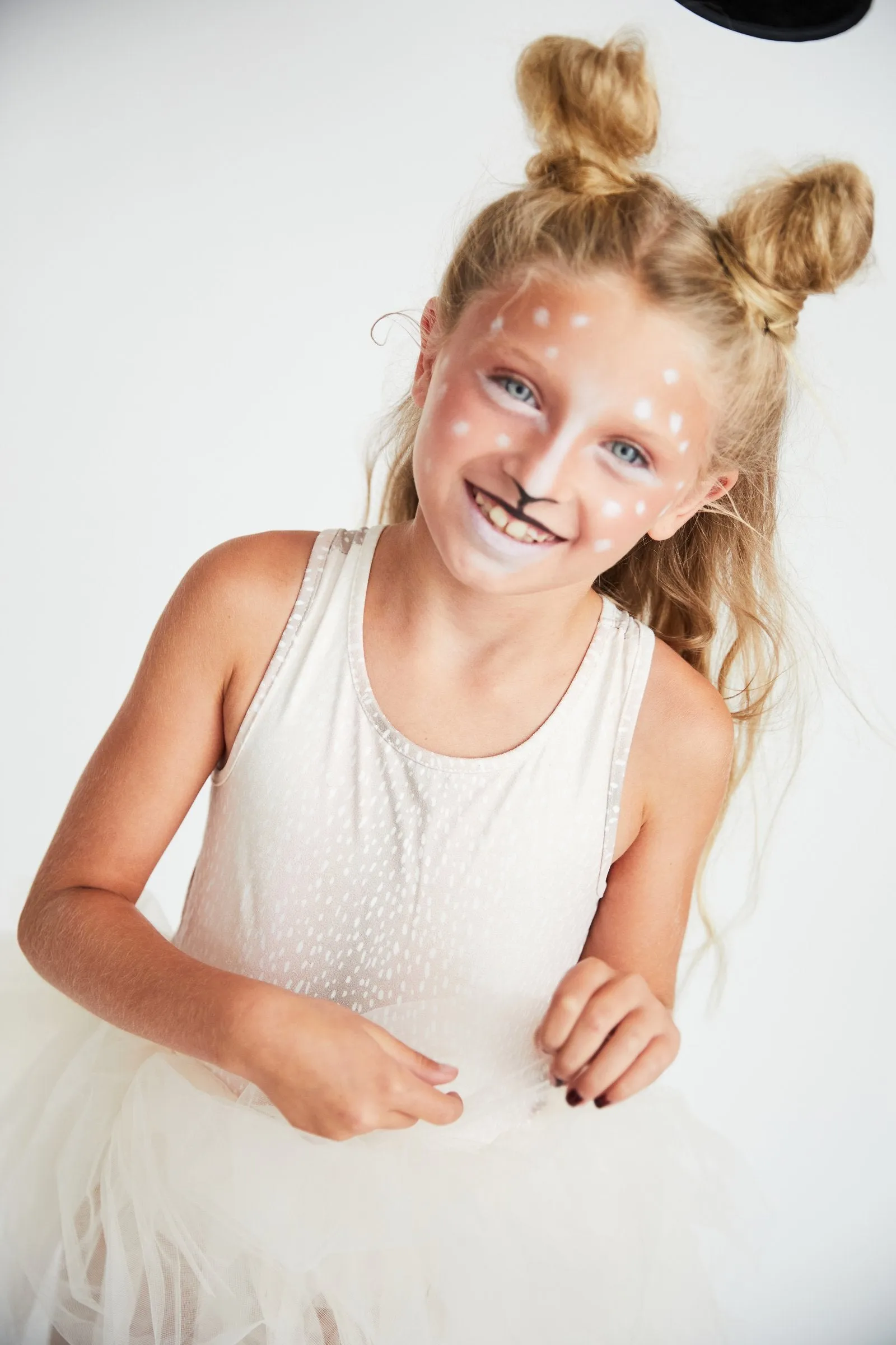 B.A.E. SUEDE TUTU DRESS - FAWN PRINT