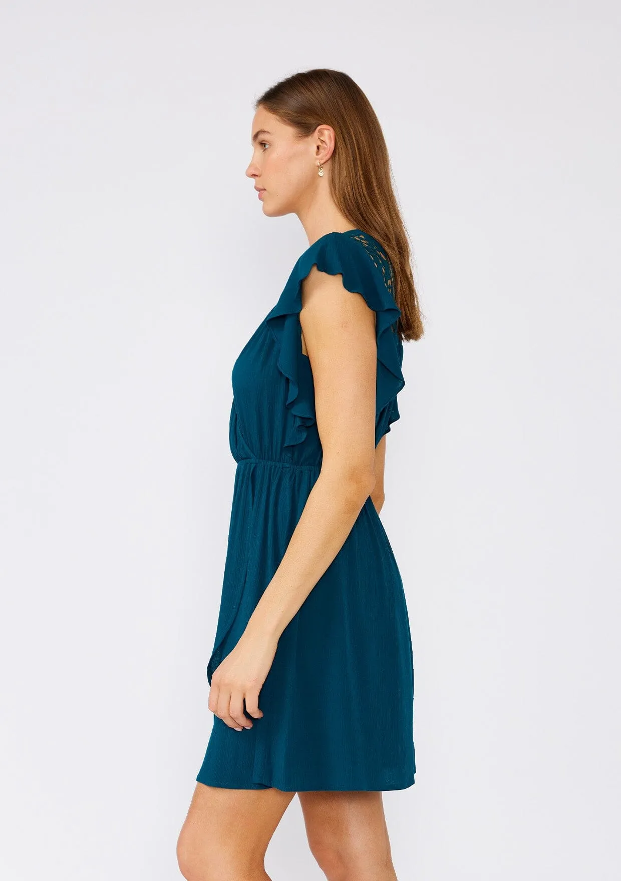 Bayside Crochet Mini Dress