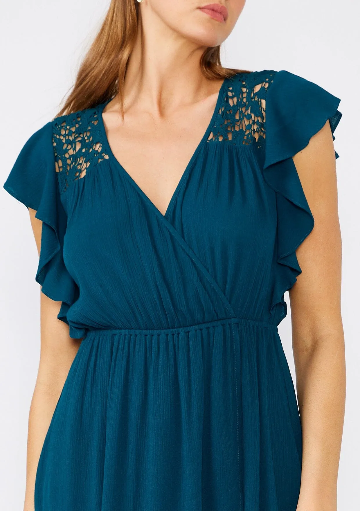 Bayside Crochet Mini Dress