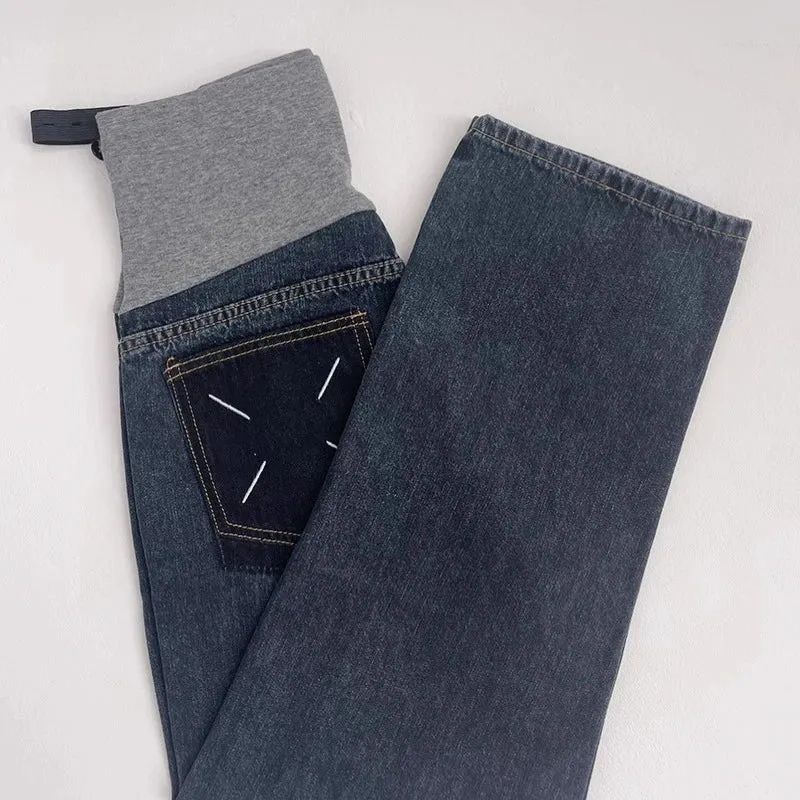 Belly Bliss Plus Size Maternity Wide Leg Jeans