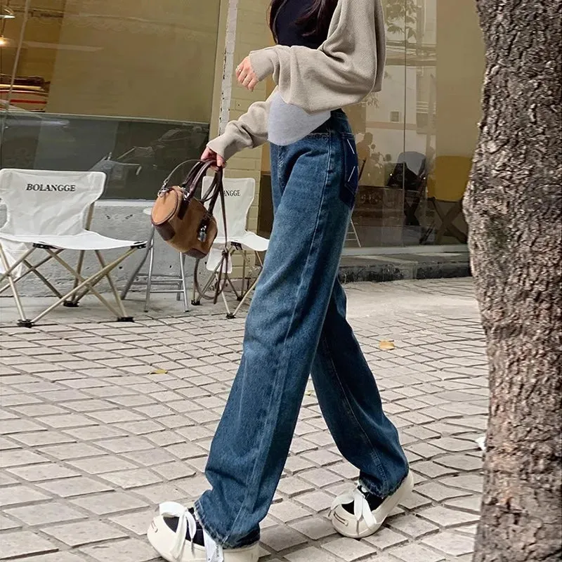 Belly Bliss Plus Size Maternity Wide Leg Jeans