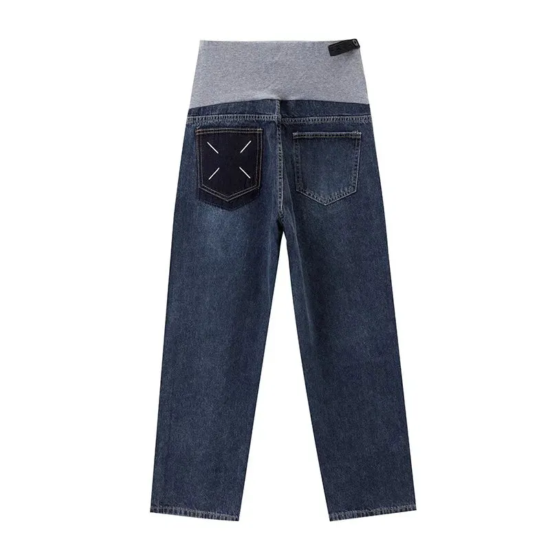 Belly Bliss Plus Size Maternity Wide Leg Jeans