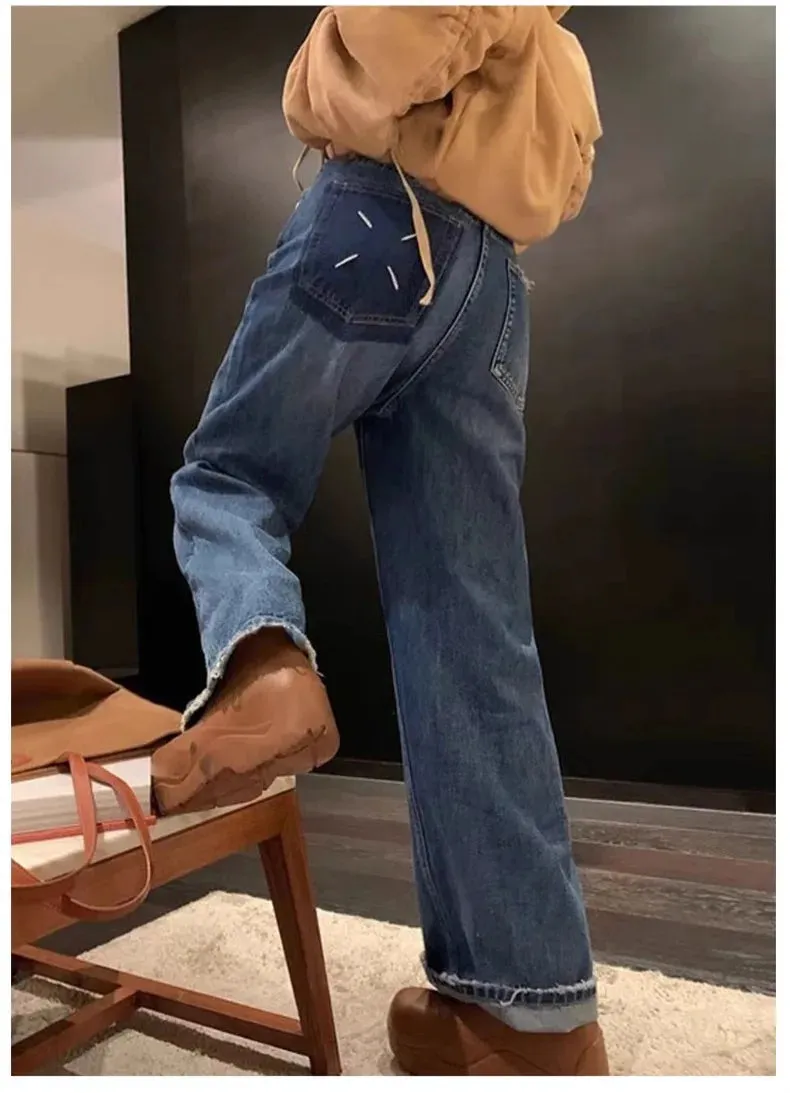 Belly Bliss Plus Size Maternity Wide Leg Jeans