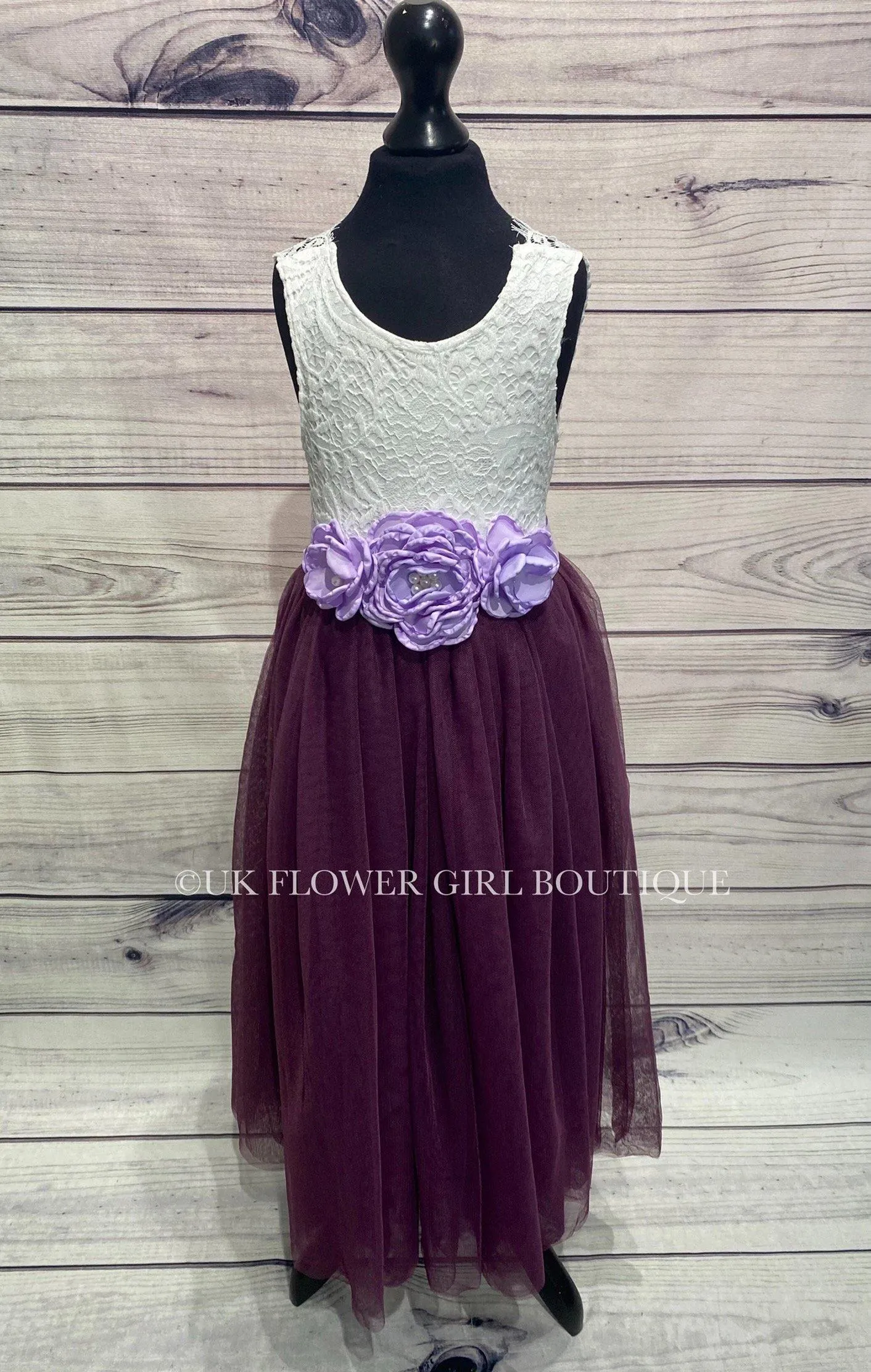 Bohemian Classic Dress - Purple Plum