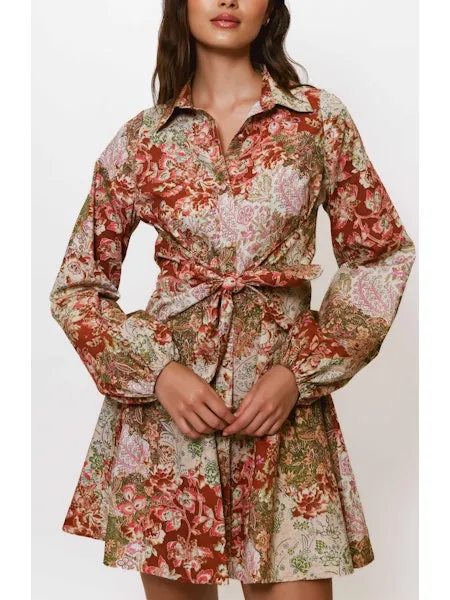 Bohemian Copper Dress