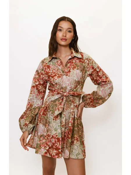 Bohemian Copper Dress