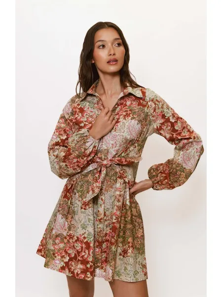 Bohemian Copper Dress