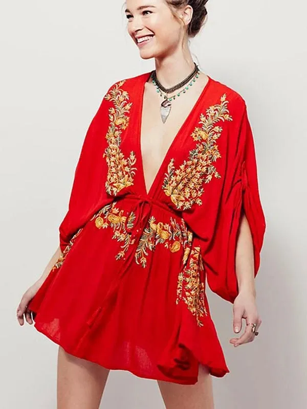 Bohemian Flower Dress