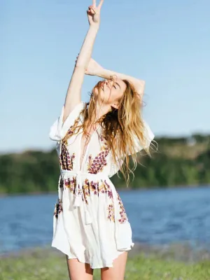 Bohemian Flower Dress