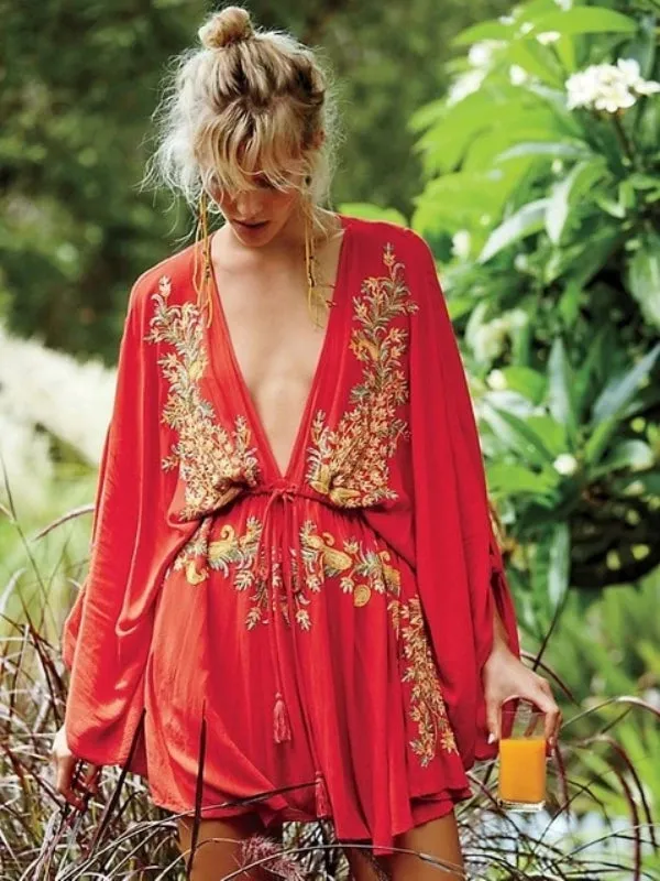 Bohemian Flower Dress