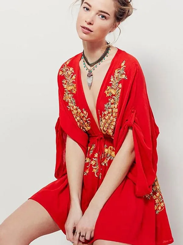 Bohemian Flower Dress