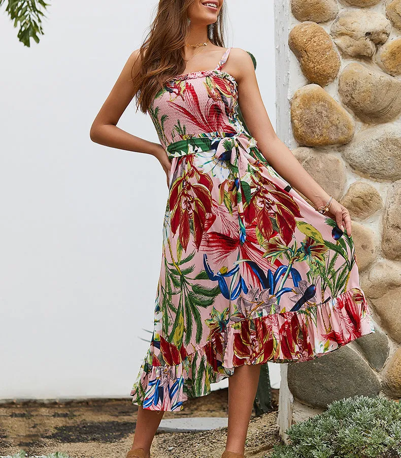 Bohemian Sling Dress Beach Skirt
