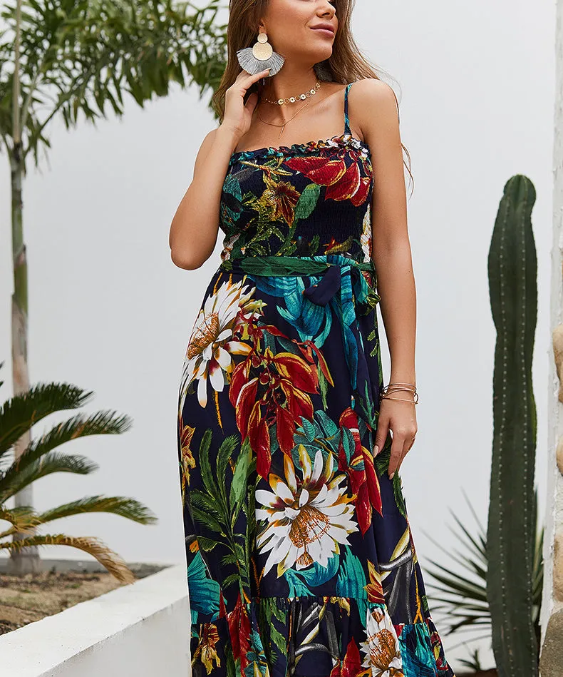 Bohemian Sling Dress Beach Skirt