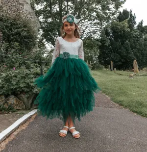 Bohemian Spirit Dress - Hunter Green