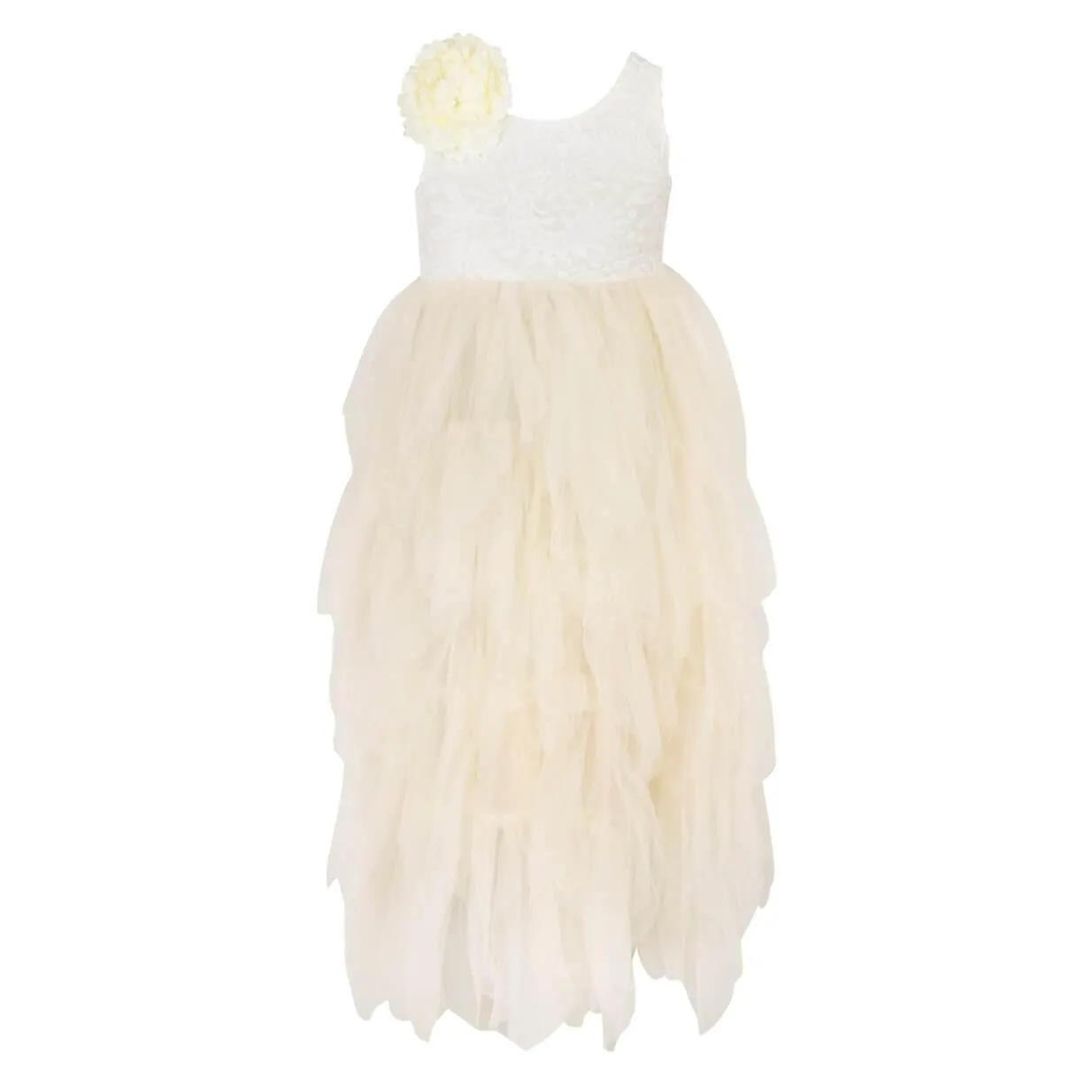 Bohemian Spirit Dress Sleeveless - Ivory Cream