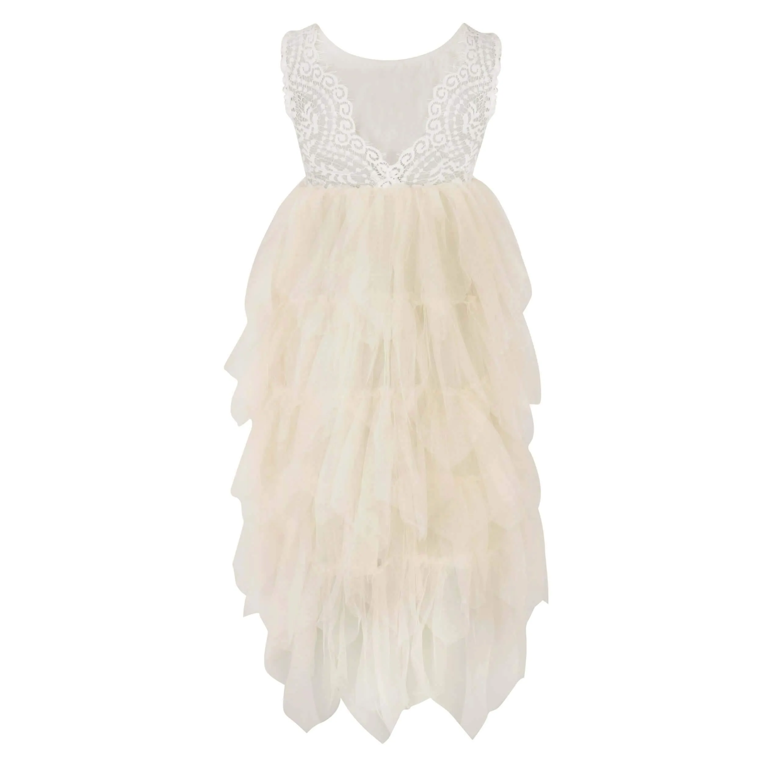 Bohemian Spirit Dress Sleeveless - Ivory Cream