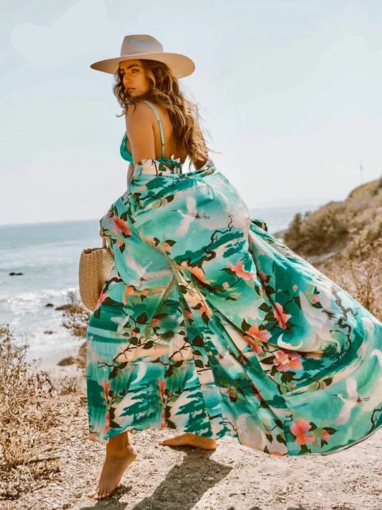 Bohemian Style Belted Kimono