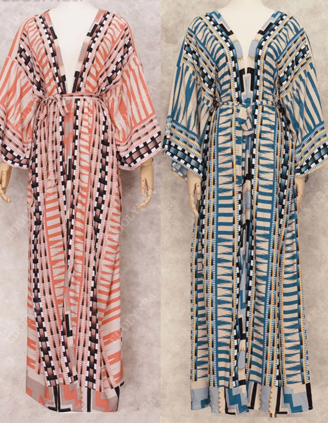 Bohemian Style Belted Kimono