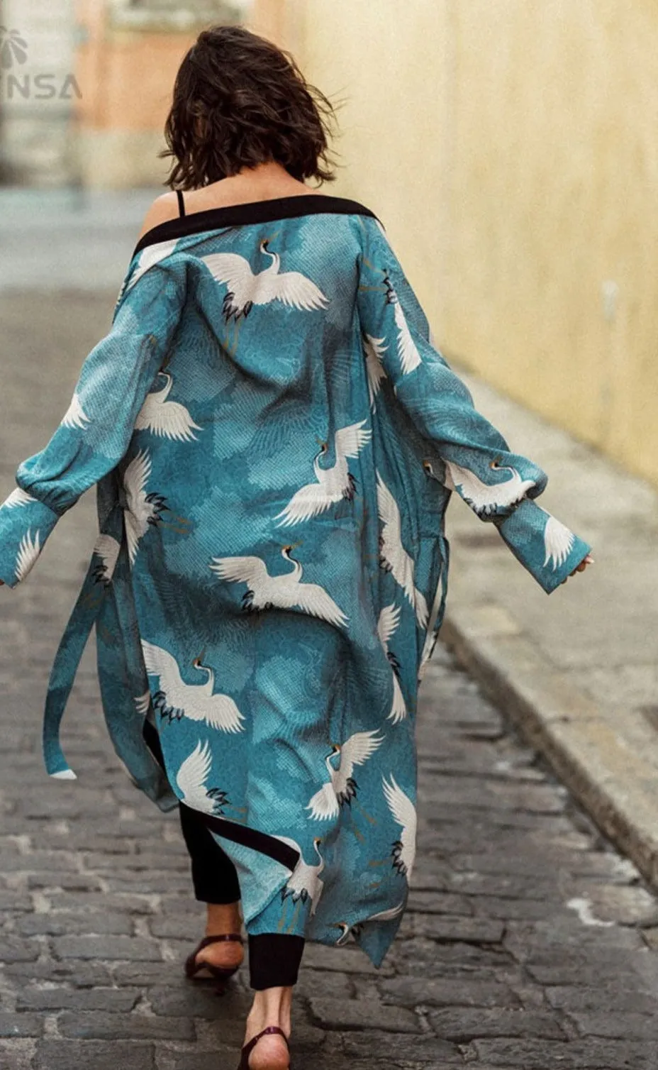 Bohemian Style Belted Kimono
