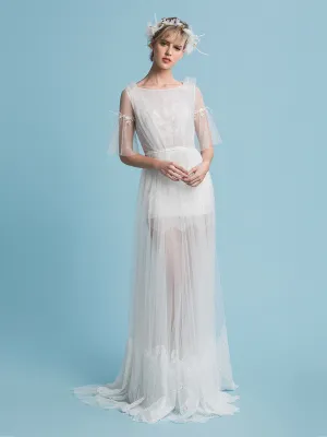 Boho Beach Wedding Dress Bridal Summer Beach Wedding Dresses