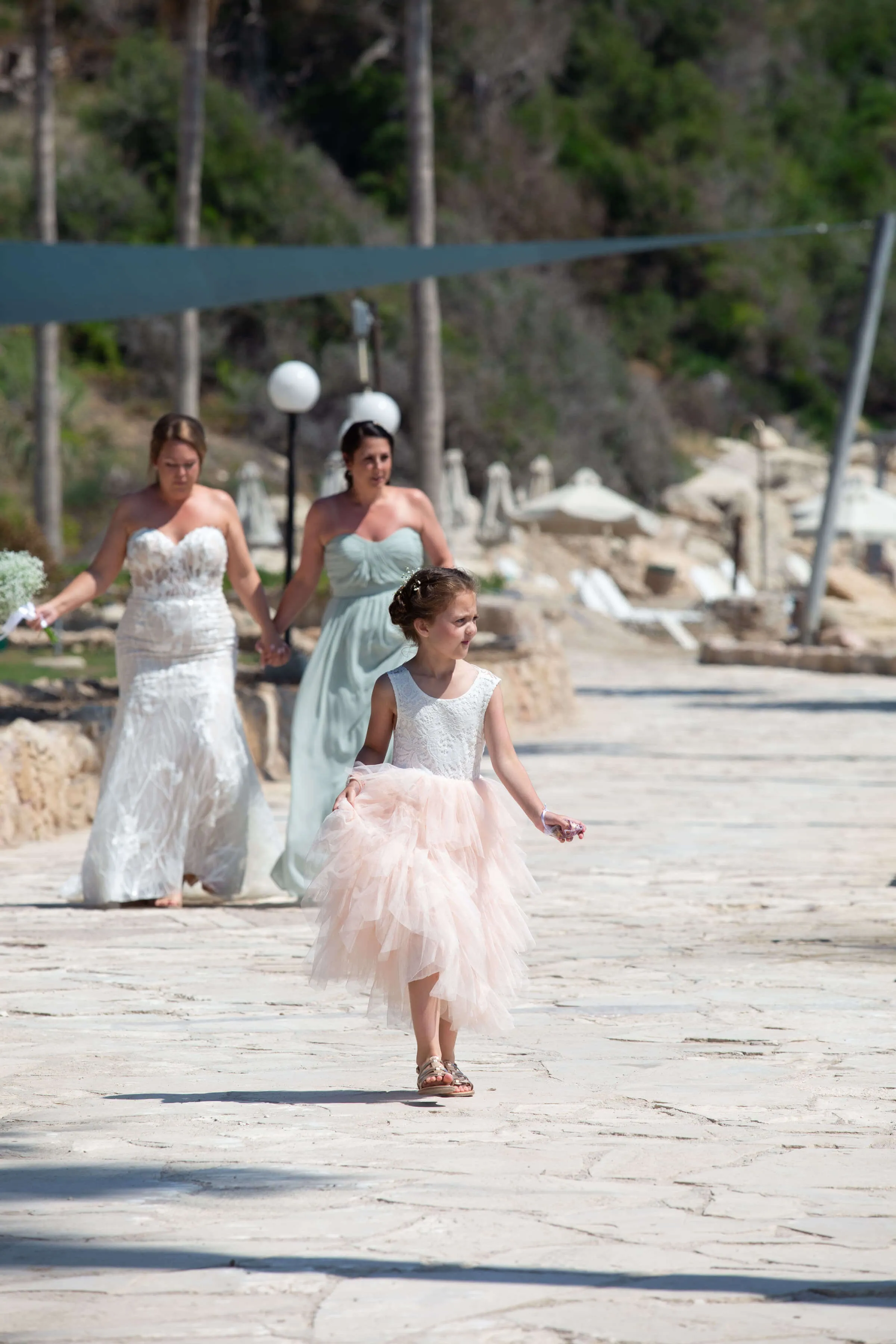 Boho Dreams Dress - Apricot Champagne Applique