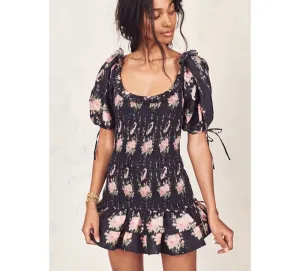 Boho Ruffle Mini Dress