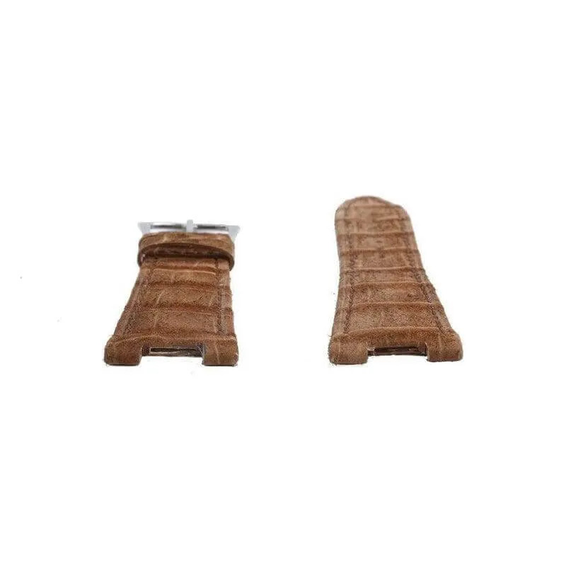 Brown Alligator Nubuck Watch Strap Patek Philippe Compatible