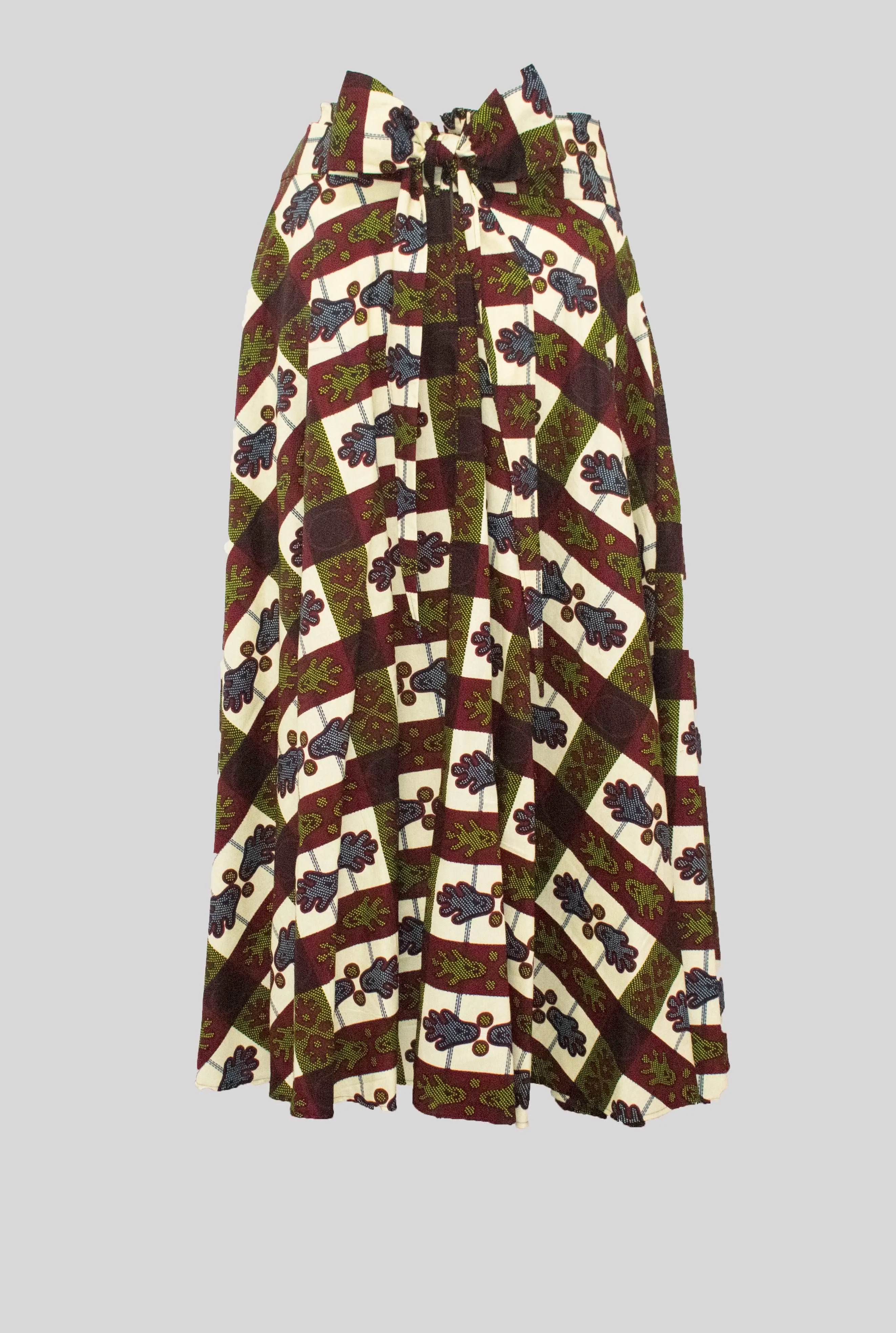 Brown Floor Long Maxi Skirt Original Superior Cotton