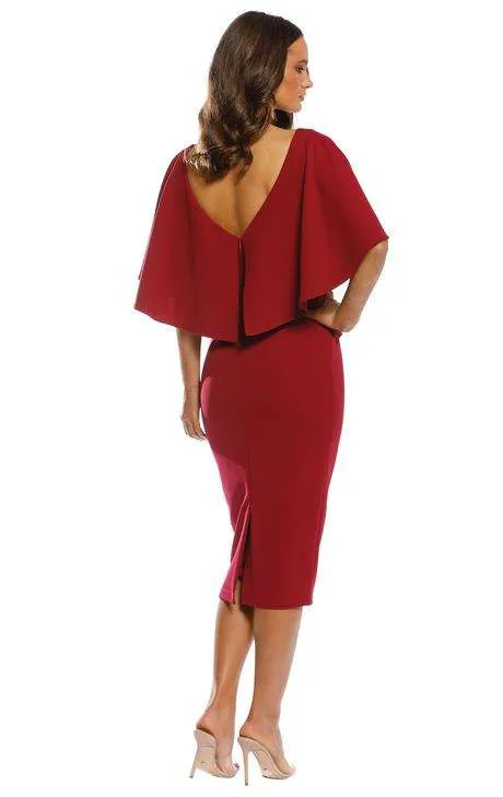 BUY IT PASDUCHAS Canopy Midi Dress (Ruby)