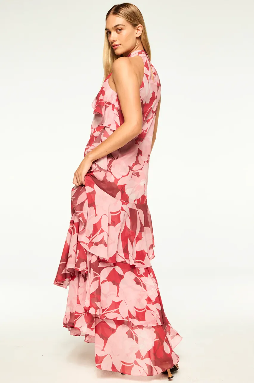 Calissa Dress Flora Rosada