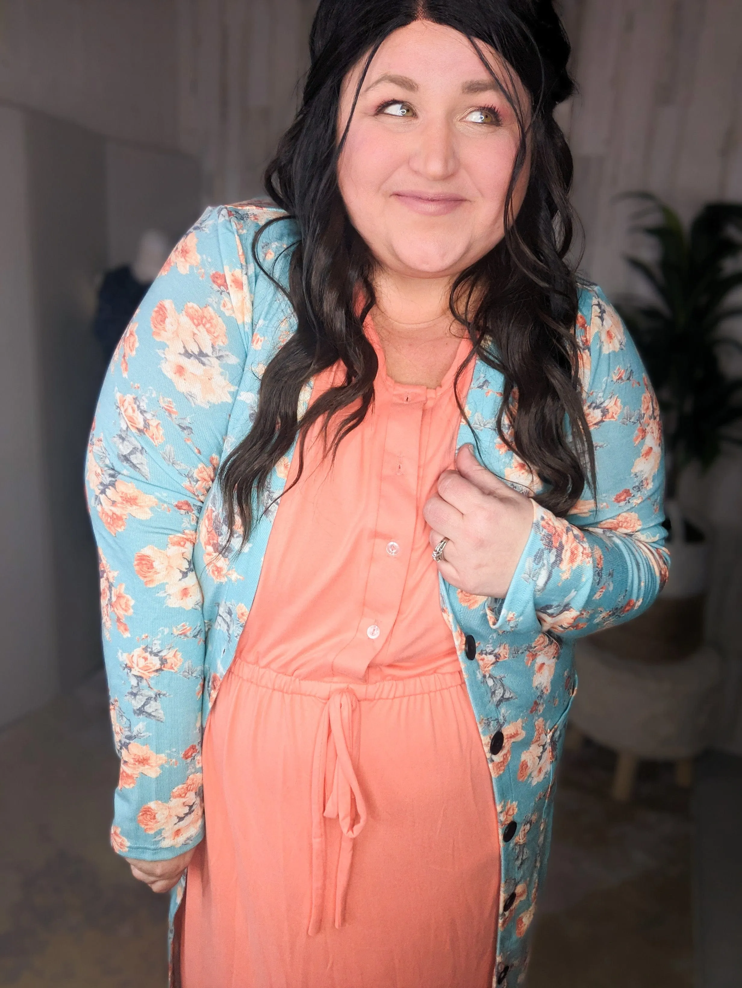Call It a Tie Button Front Comfy Dress (5 colors)