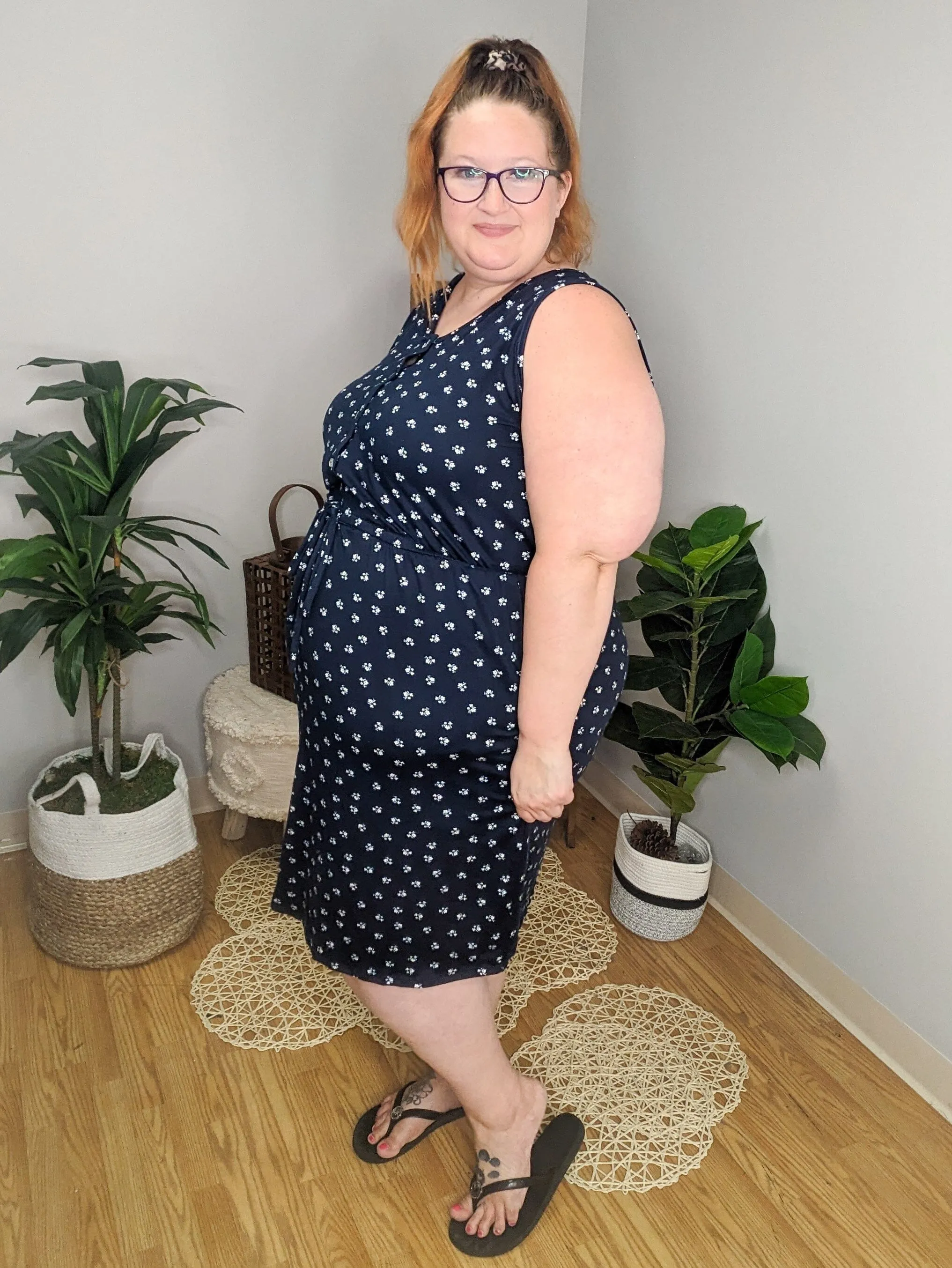 Call It a Tie Button Front Comfy Dress (5 colors)