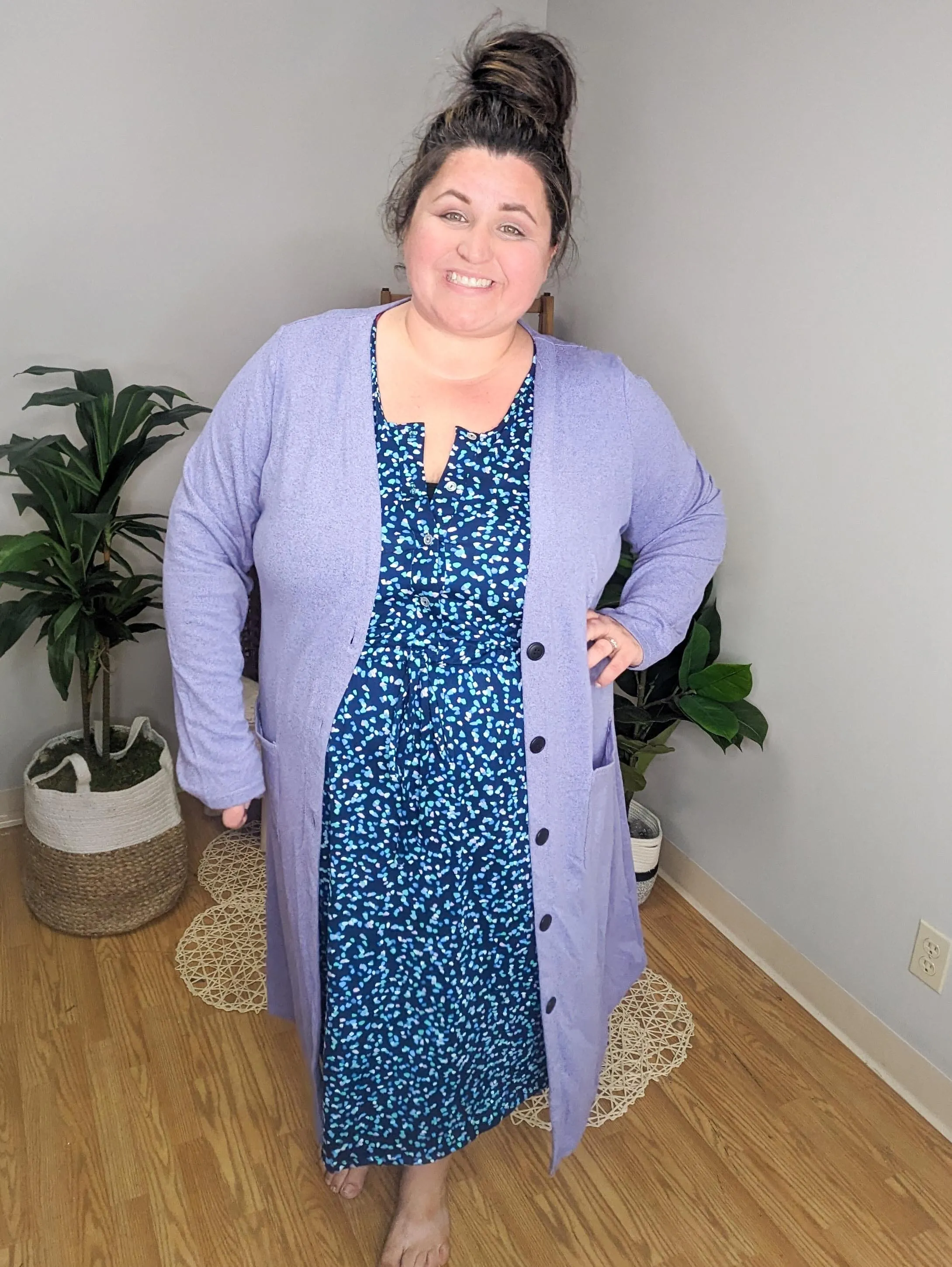 Call It a Tie Button Front Comfy Dress (5 colors)