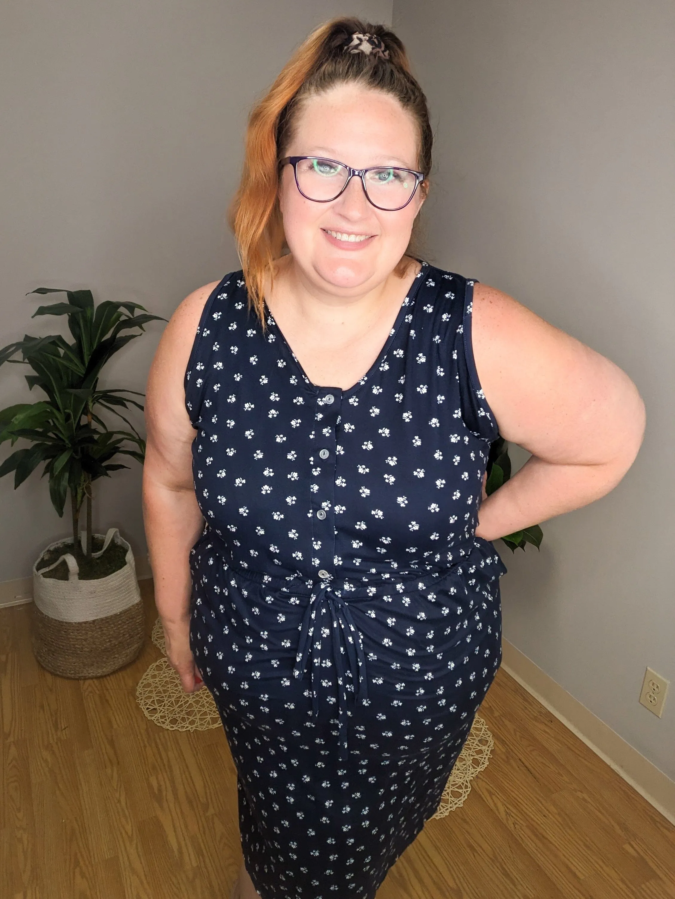 Call It a Tie Button Front Comfy Dress (5 colors)