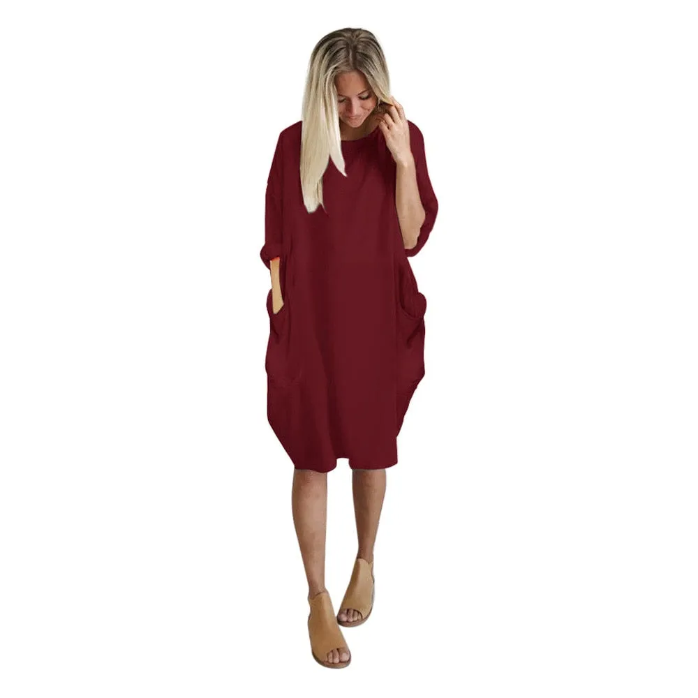 Cameron Leek Crew Neck Dress