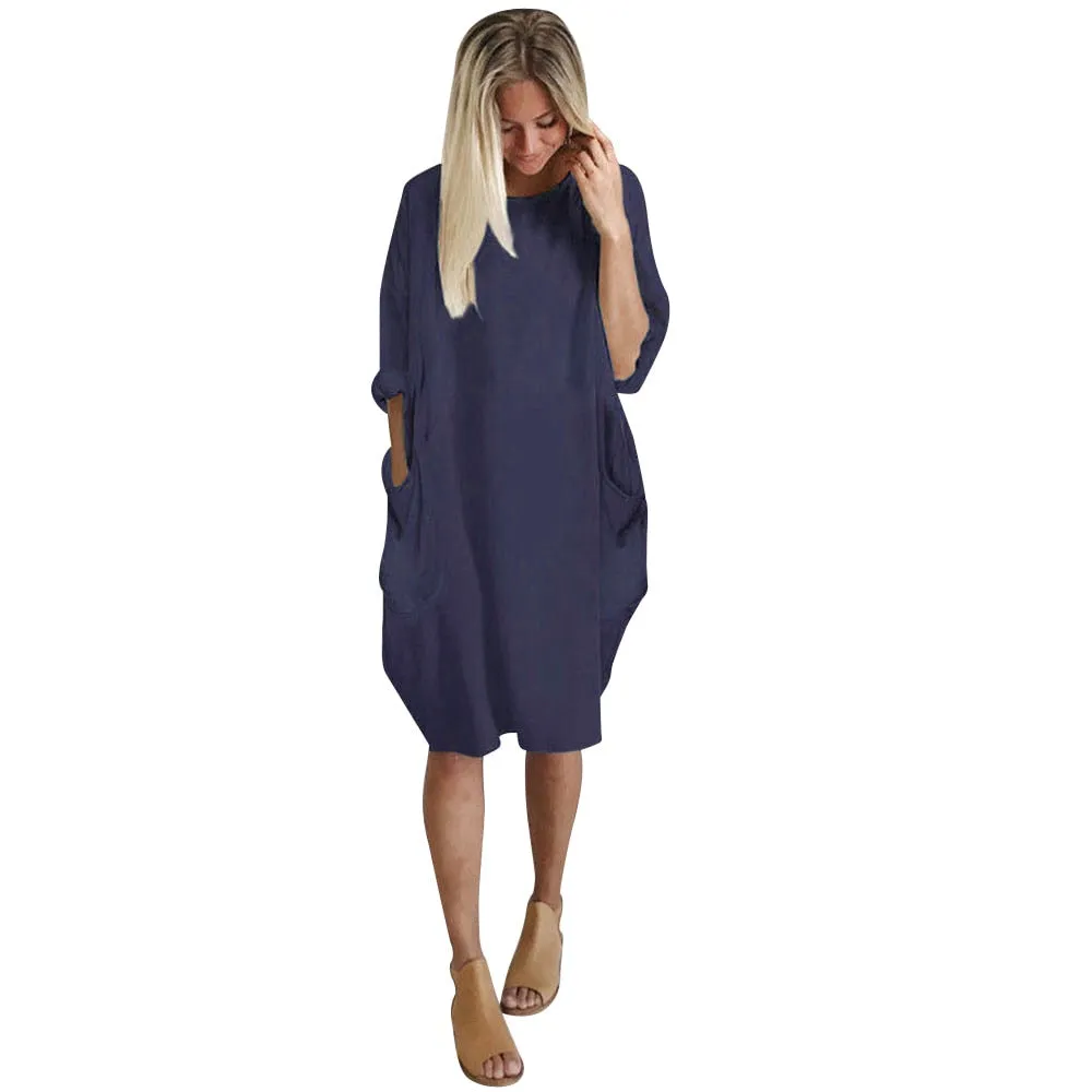 Cameron Leek Crew Neck Dress