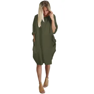 Cameron Leek Crew Neck Dress