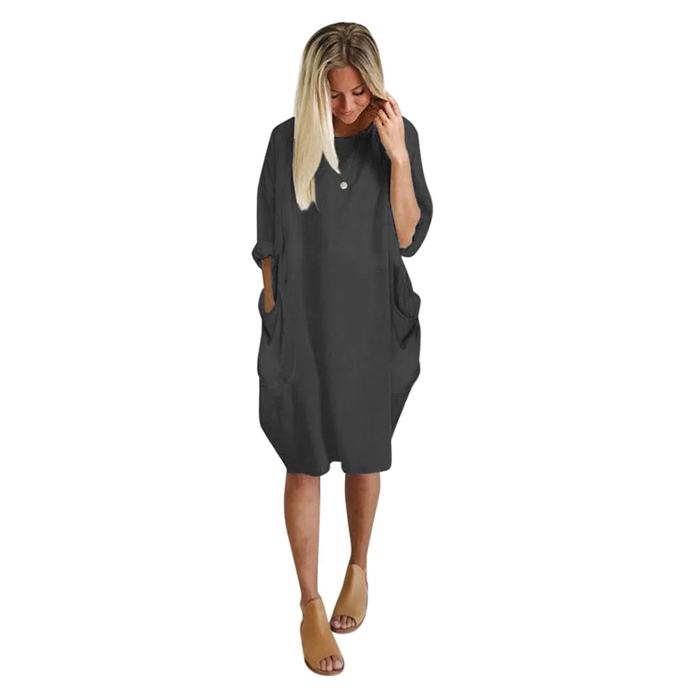 Cameron Leek Crew Neck Dress
