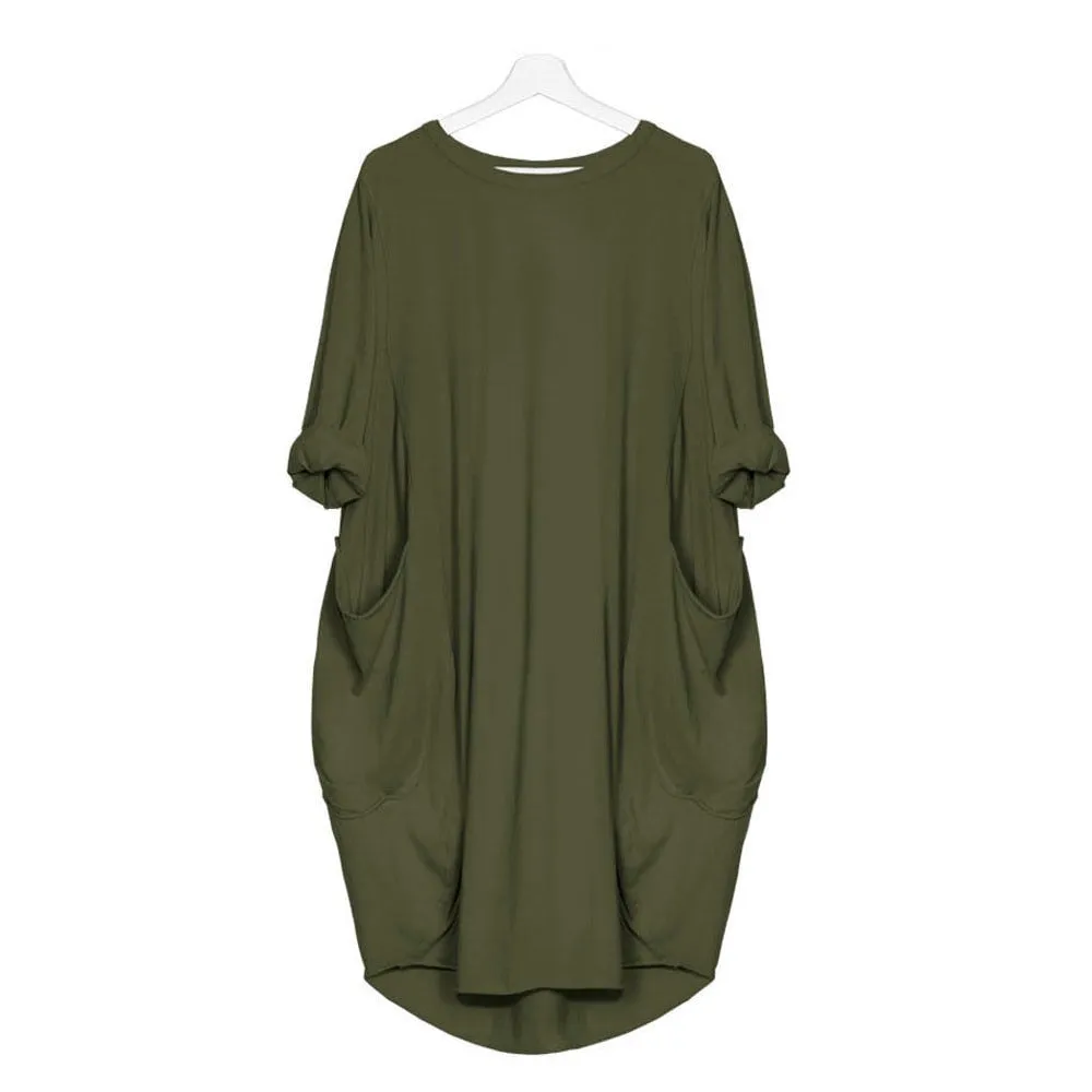 Cameron Leek Crew Neck Dress