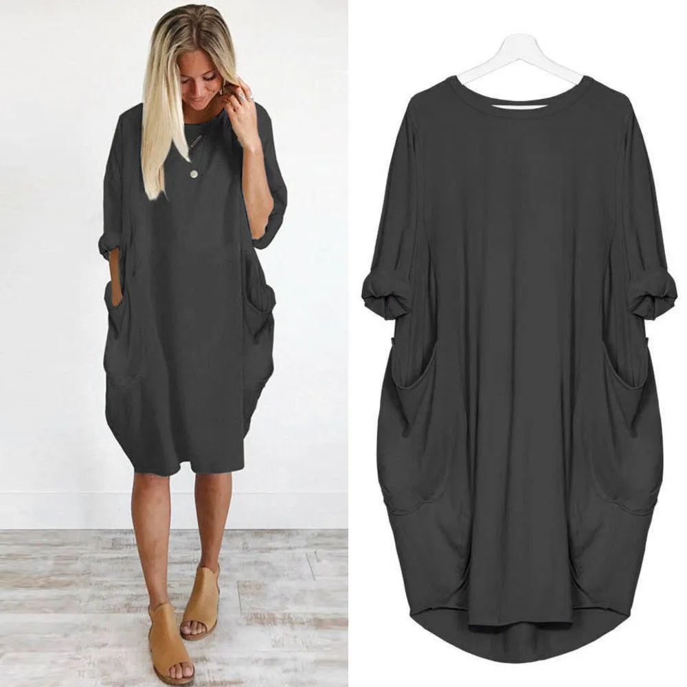 Cameron Leek Crew Neck Dress