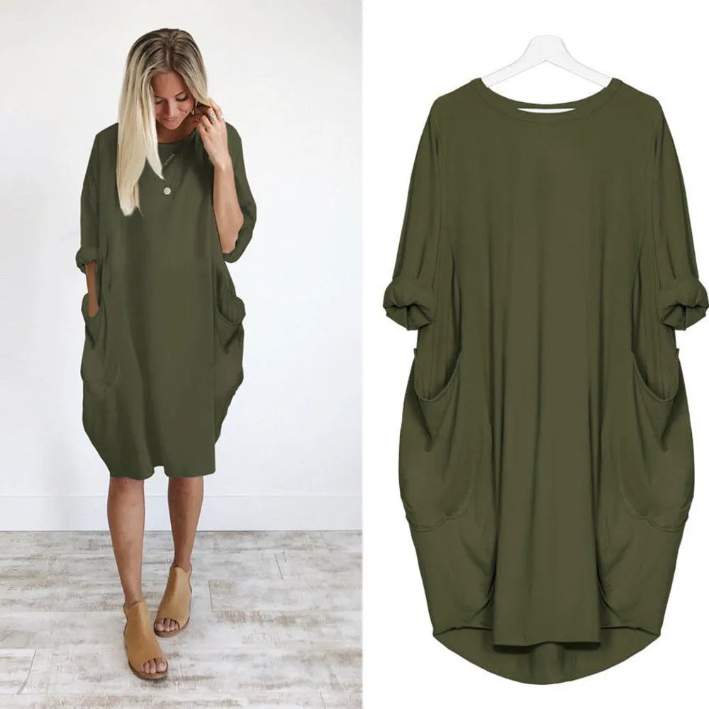 Cameron Leek Crew Neck Dress