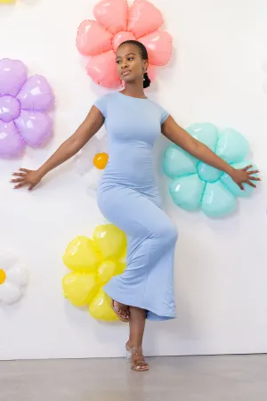 Cap Sleeve Lounge Maxi Dress