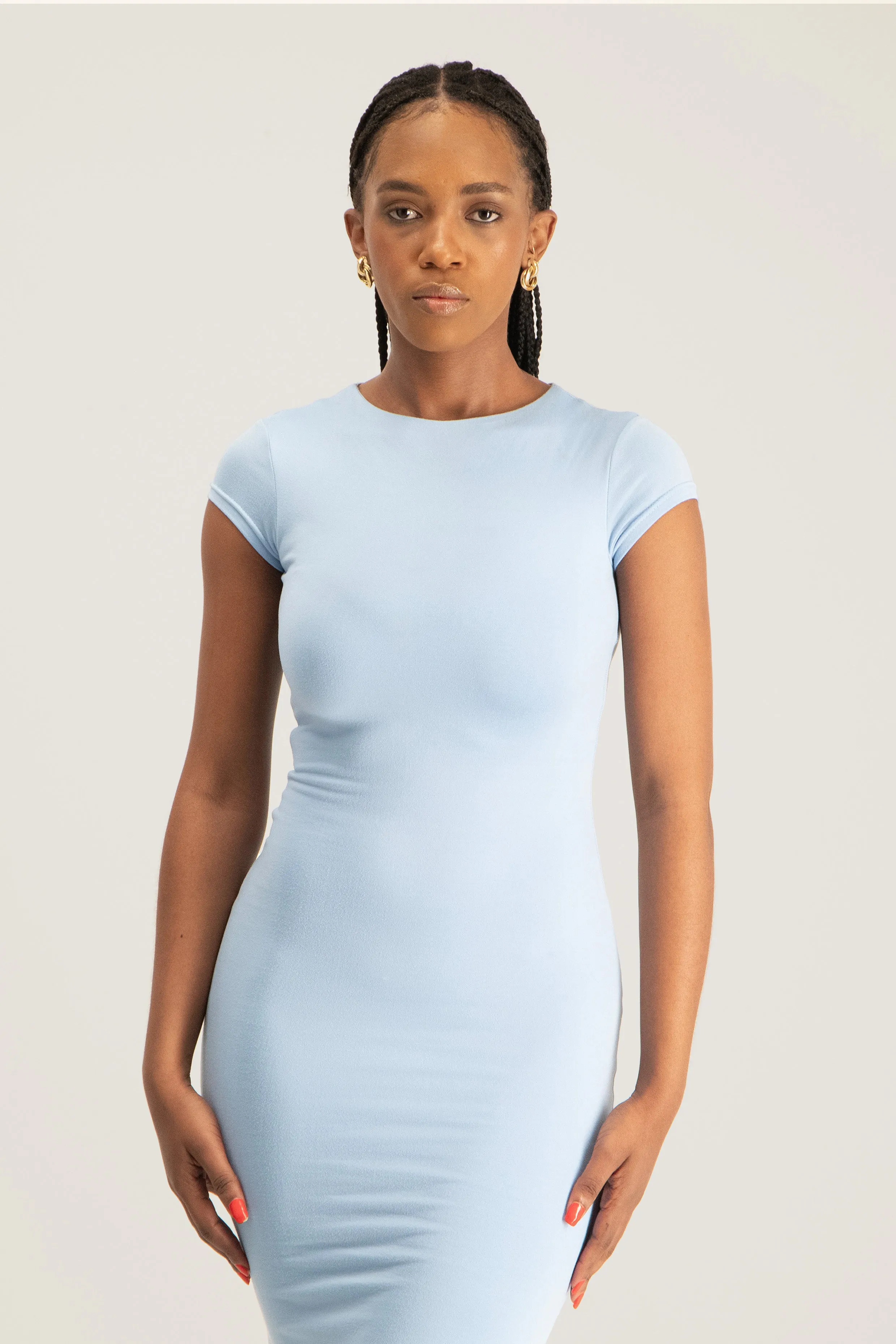 Cap Sleeve Lounge Maxi Dress
