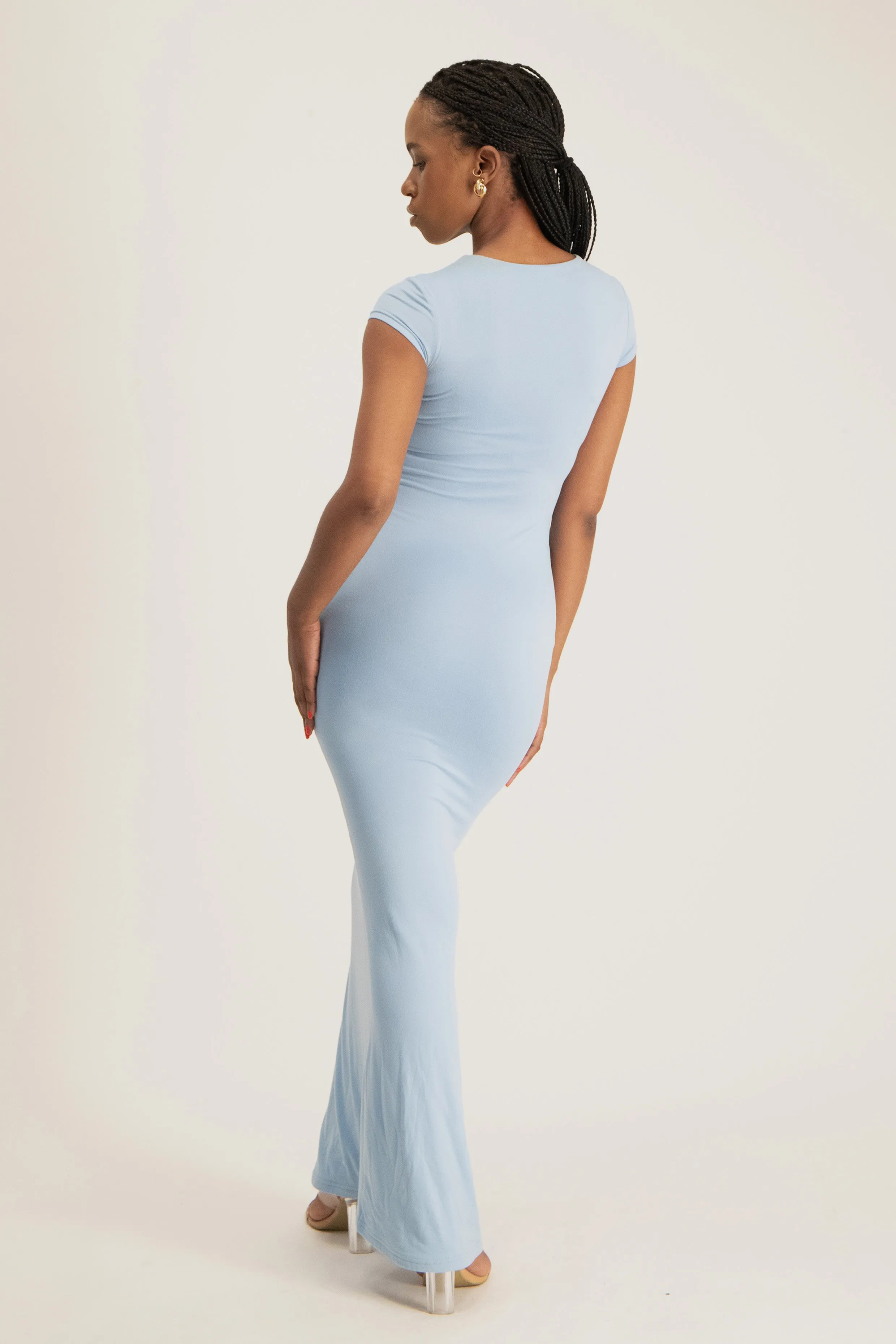 Cap Sleeve Lounge Maxi Dress