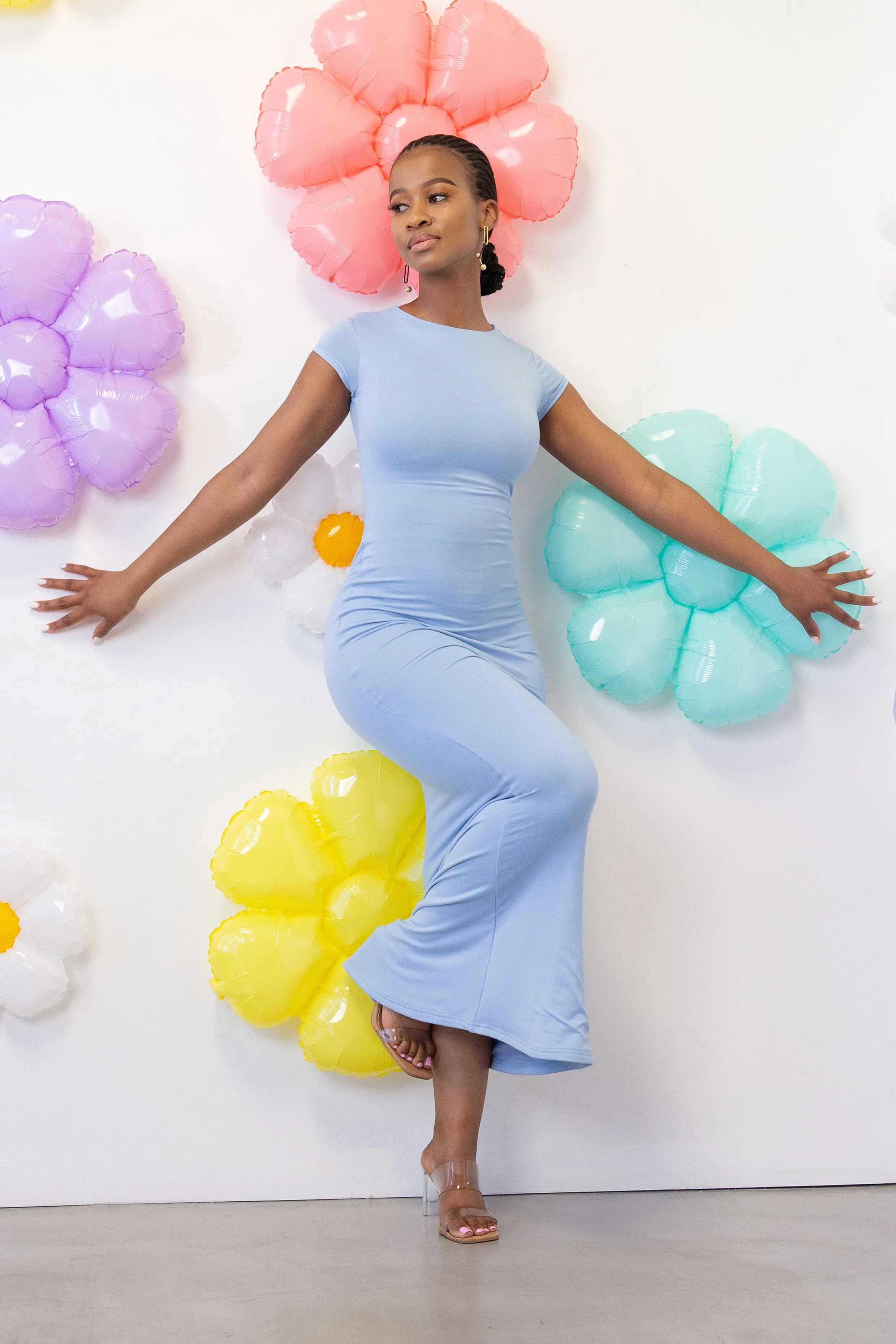 Cap Sleeve Lounge Maxi Dress