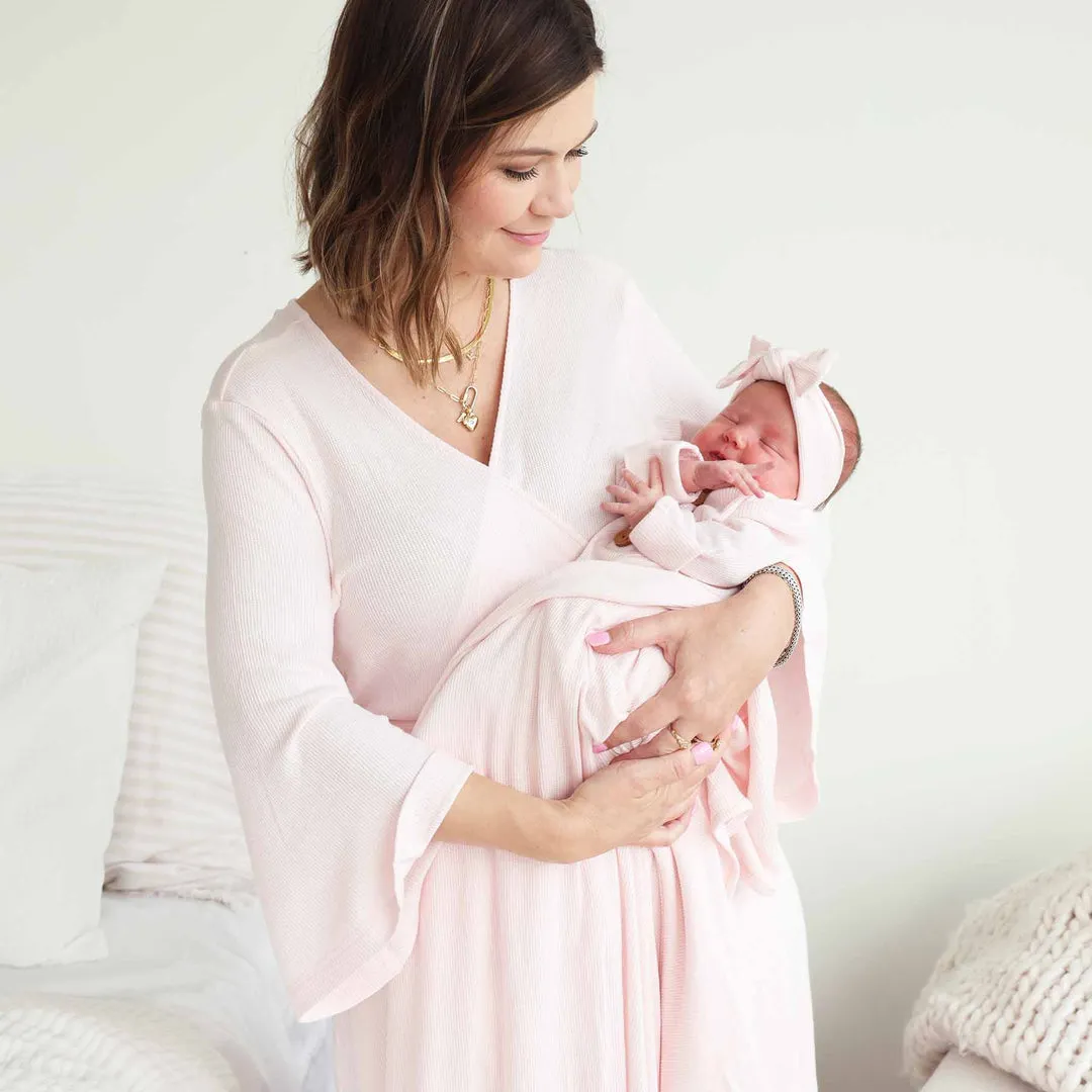 CL Robe | Pearl Pink Waffle